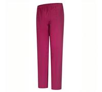 Victory KAIXUAN - PANTALÓN Sanitaria Unisex DE Uniforme MÉDICO Enfermera ESTÉTICA Dentista - PANTALÓN con CINTURÓN ELÁSTICA DE Uniforme Laboral Limpieza HOSTELERÍA SANIDAD- Serie 8314 (M, Magenta)