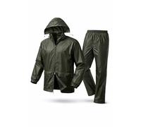Victory Traje de lluvia impermeable - 105 (Verde militar -20, S)