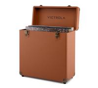 Victrola Collector II (Modelo 2026) - Estuche de Almacenamiento de Discos de Vinilo - Capacidad para más de 30 Discos de Vinilo, Hardware Resistente, Forro Interior Suave, portátil con asa de