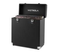 Victrola Collector II (Modelo 2026) - Estuche de Almacenamiento de Discos de Vinilo - Capacidad para más de 30 Discos de Vinilo giratorios, Hardware Resistente, Forro Interior Suave, portátil con asa