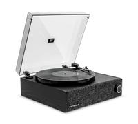 Victrola Eastwood LP - Tocadiscos Bluetooth de 3 velocidades con cápsula MM Audio-Technica AT-3600L, Salida Bluetooth Vinyl Stream, Altavoz Flotante Antideslizante y Salidas RCA y de 3,5 mm (Negro)