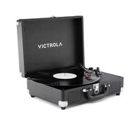 Victrola Journey II (Modelo 2025) - Tocadiscos Bluetooth portátil Tipo Maleta con Altavoces estéreo Integrados y Sonido Potente, 3 velocidades, conectividad Bluetooth bidireccional (Negro)