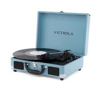Victrola Journey II (Modelo 2025) - Tocadiscos de Maleta Bluetooth - Altavoces estéreo Integrados con Graves mejorados, Tocadiscos de 3 velocidades, Entrada y Salida Bluetooth, Salidas RCA y