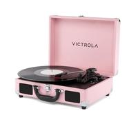 Victrola Journey II (Modelo 2025) - Tocadiscos de Maleta Bluetooth - Altavoces estéreo Integrados con Graves mejorados, Tocadiscos de 3 velocidades, Entrada y Salida Bluetooth, Salidas RCA y