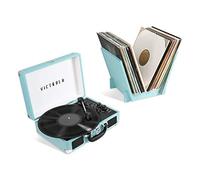 Victrola Journey+ - Tocadiscos de Maleta Bluetooth con Soporte a Juego