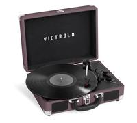 Victrola Journey+ Tocadiscos de Maleta con Bluetooth y Plato Giratorio de Tres velocidades | Magenta | VSC-400SB-MAG