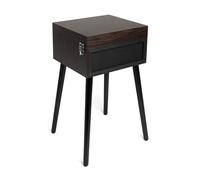 Victrola Liberty - Tocadiscos Bluetooth 5 en 1 con Vinyl Stream, Radio FM, reproducción USB, Altavoces Integrados, Uso como Soporte o Reproductor de sobremesa (Espresso)