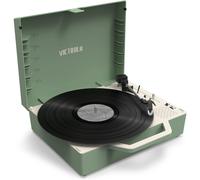 VICTROLA RE-SPIN PLATINA VINIL ECO CONCEBIDA VERDE