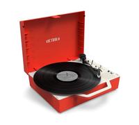 Victrola Re-Spin Tocadiscos Con Altavoz Rojo