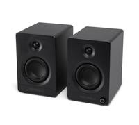 Victrola Tempo - Altavoces Bluetooth para estantería - Sonido de llenado de habitación, Entrada Bluetooth, transmisión de múltiples Altavoces con Auracast, Entrada de computadora USB-C, entradas de