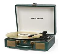 Victrola - Tocadiscos Vinilo Portátil con Bluetooth de 3 velocidades, Altavoces Incorporados, Sonido de Audio Mejorado, Incluye Lápiz Capacitivo Adicional, Color Verde