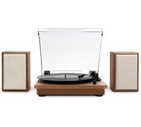 Tocadiscos Bluetooth Victrola VM-135-OAK-INT, 3 Velocidades, Madera, Altavoces Estéreo, RCA, 20W RMS