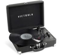 Victrola VSC-400SB-BLK Journey+ Doble Bluetooth portátil Maleta giratoria (Negro)