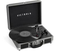 Victrola VSC-400SB-NWG-SDF Journey+ Dual Bluetooth portátil Maleta Tocadiscos (Gris)