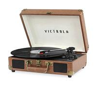 Victrola VSC-550BT-BRW-SDF Viaje Bluetooth portátil Maleta Tocadiscos (marrón)