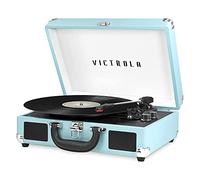 Victrola VSC-550BT-TQ - Tocadiscos Bluetooth (3 velocidades), Color Turquesa