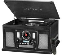 Victrola VTA-600B-BLK Navigator Bluetooth 8 en 1 Centro de música (33/45/78) (Negro)