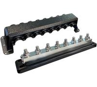 Victron Energy Barras Colectoras 600 amperios 70VDC, 8 Terminales de Conexiones de Alta Corriente con Cubierta