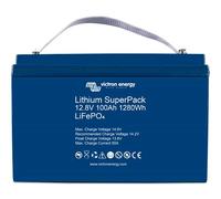 Victron Energy Litio SuperPack 12.8V 100Ah LiFePO4 Batería de Ciclo Profundo con BMS Integrado y Interruptor de Seguridad
