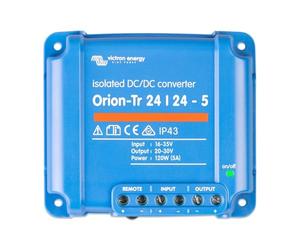 Victron Energy Orion-TR IP43 24/24-Voltios 5 amperios 120-Watt Convertidor de CC a CC Aislado, Retail