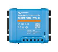 Victron Energy SmartSolar MPPT 100/20 Controlador de Carga hasta 48V | Máx. 100V PV, 20A Corriente de Carga, Batería 12/24/48V, Regulador Solar MPPT para Paneles Solares, Bluetooth