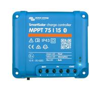 Victron Energy SmartSolar MPPT 75/15 Controlador de Carga 12/24V | Máx. 75V PV, 15A Corriente de Carga, Batería 12/24V, Regulador Solar MPPT para Paneles Solares, Bluetooth