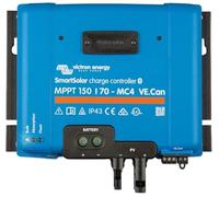 Victron Energy SmartSolar MPPT MC4 VE.Can 150V 70 amperios 12/24/36/48-Voltios Controlador de Carga Solar (Bluetooth)