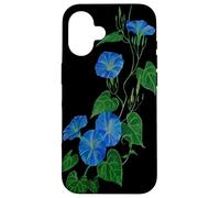 Vid de Flores Silvestres de Estilo Victoriano Morning Glory Carcasa para iPhone 16
