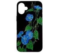 Vid de Flores Silvestres de Estilo Victoriano Morning Glory Carcasa para iPhone 16 Plus