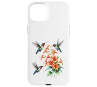 Vid de trompeta naranja de colibríes (Campsis radicans) Carcasa para iPhone 15 Plus