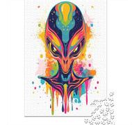Vida alienígena Puzzles para Adultos 1000 Piezas Juguetes De Desafío De Juego EduGatosivo Obra De Arte De Juego De Rompecabezas para Adultos 1000 Piezas 1000pcs (75x50cm)