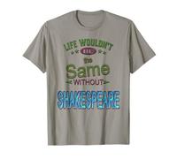 Vida angustiada igual sin eslogan humorístico de Shakespeare Camiseta