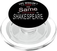 Vida angustiada Igual sin Eslogan humorístico de Shakespeare PopSockets PopGrip para MagSafe