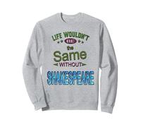 Vida angustiada igual sin eslogan humorístico de Shakespeare Sudadera