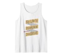 Vida angustiada incompleta sin Meme humorístico de Shakespeare Camiseta sin Mangas