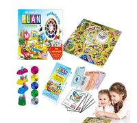 Vida de Juego de Mesa - Divertido Juego Familiar of Life - Juego Interactivo de Toma de Decisiones, de Mesa Educativo Familiar para niños y Adolescentes