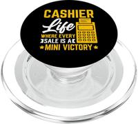 Vida del cajero Donde Cada Venta es una Mini Victoria PopSockets PopGrip para MagSafe