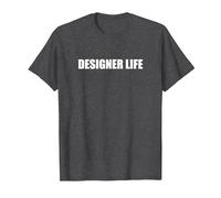 Vida del diseñador Camiseta, Hombre, Jaspeado Oscuro, 6XL
