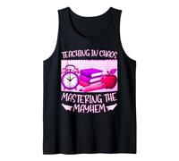 Vida del Maestro en Modo Caos - Arte educador Lindo e Inteligente Camiseta sin Mangas