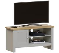 Vida Designs Arlington Mueble para TV de 1 puerta, armario, soporte, aparador para entretenimiento en el salón (Gris)
