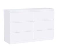 Vida Designs Cajonera Denver (Blanco, 6 cajones)