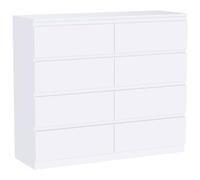 Vida Designs Cajonera Denver (Blanco, 8 cajones)