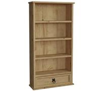 Vida Designs Corona - Estantería para 1 cajón, DVD/CD, Madera de Pino Maciza