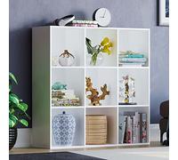 Vida Designs Durham Cube - Estantería organizadora de Almacenamiento para Sala de Estar, Muebles de Oficina en casa (9 Cubos, Blanco)