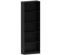Vida Designs Home Discount Cambridge - Estantería de 5 Niveles, Extra Grande, Madera, Color Negro