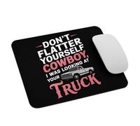 Vida Divertida En El Campo No Te Creas Tanto, Vaquero Estaba Mirando Tu Camioneta Alfombrilla De Ratón Agradable Alfombrilla De Escritorio Duradero Mousepad para Ordenador Hogar Pc 25X30Cm