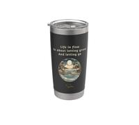 Vida en Flow Zen Vaso térmico de acero inoxidable de doble pared