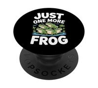 Vida En Terrario Just One More Frog Rana Bioactiva PopSockets PopGrip Adhesivo