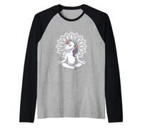 Vida Espiritual Sanador de Energía Reiki Meditación Camiseta Manga Raglan