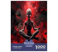 Vida Extraterrestre 1000 Piezas Rompecabezas Clásicos Puzzle Inteligencia Juguete Pasatiempo Creativo Diversión EduGatoivo 52x38cm/1000p
